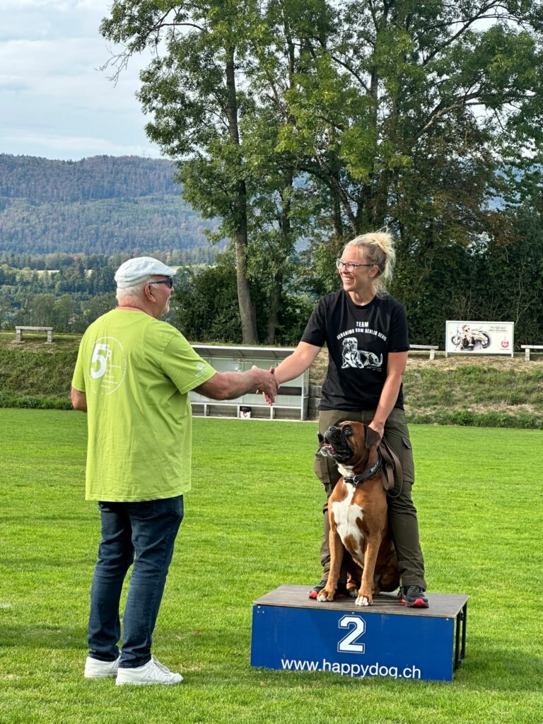 Fabienne Staubli mit Geronimo